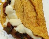 A picture of step 12 of French omelette.