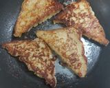 A picture of step 3 of Eggs milk tossed.