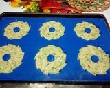 A picture of step 4 of Savoury Corn bundt cakes.