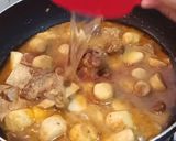 A picture of step 5 of Arvi Gosht.