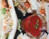 A picture of step 8 of 🥪Chicken fajita sandwich چکن فجیتا سینڈوچ🥪.