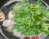 A picture of step 8 of Watercress pork ribs soup.
