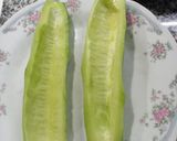 Foto del paso 1 de la receta: Pepino relleno