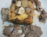 Foto del paso 4 de la receta Acelgas con picadillo soriano y setas confitadas
