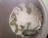 Foto langkah ke 4 dari resep Nasi bakar cumi asin.