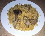 A picture of step 8 of Beef pulao.