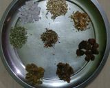 A picture of step 2 of Flaxseeds Multiseeds & Dryfruits pan Mukhwas.