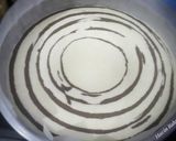 Foto langkah ke 4 dari resep Marble Japanese Cheese Cake.