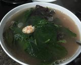 Hình bước làm 7 của món Canh rau mồng tơi+ rau dền tôm