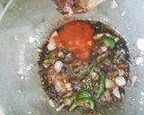 A picture of step 7 of Shezwan triple rice.