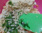 Foto langkah ke 4 dari resep Pepes Tahu Jamur Kemangi.
