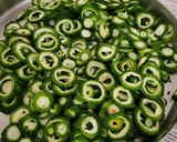 A picture of step 2 of Karela Chips.