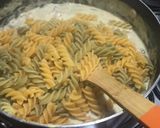 Foto del paso 3 de la receta: Pasta corta con champiñones y jamón