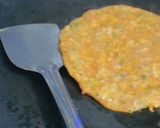A picture of step 4 of Sattu Chilla.