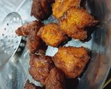 A picture of step 3 of Corn pudina pakoda.