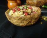 हरा मूंग और आटे की कटोरी चाट (hara moong aur aate ki katori chaat recipe in Hindi) रेसिपी चरण 7 फोटो