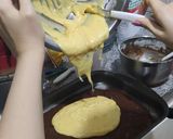 Foto del paso 6 de la receta: Brownies marmolados de chocolate y naranja