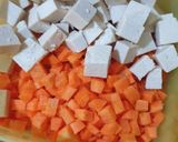 Foto langkah ke 1 dari resep Sup Tomat Vegetarian.