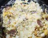 A picture of step 1 of Cheesy Sausage and Potato Chowder.