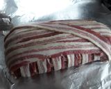 A picture of step 4 of Sig's Cheese filled Meatloaf and wilted Cabbage.