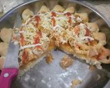 Foto langkah ke 8 dari resep Pitzza sosis homemade.