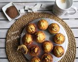 Une image de l'étape 7 de Muffins Zébrés Chocolat/Vanille.