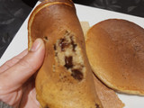 Pancakes de harina integral avena y chips de chocolate