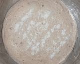Foto langkah ke 3 dari resep Flaxseeds Double Chocolate Sourdough Bread.