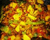 A picture of step 14 of Special onion potato Karela(bitter gourd) sabji.