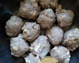 Foto langkah ke 4 dari resep Bola bakso sapi urat #bikinramadanberkesan.