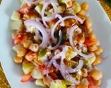 A picture of step 6 of Alo chana chat.