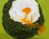 Pas rețetă Piure de spanac cu ou ochi🍳👅🍳 4 fotografie
