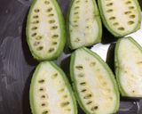 A picture of step 1 of Stuffed Spine Gourd Fries.