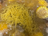 Sopa de jamón y salchichón