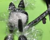 Black kitty Bento langkah memasak 4 foto
