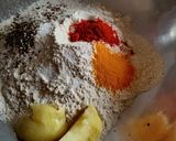 A picture of step 1 of Rajgira Frali Puri.