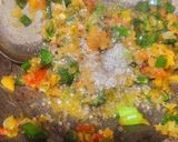 A picture of step 5 of Veg Manchurian.