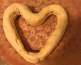 A picture of step 6 of Heart shape cheese stuffed bread (Valentine’s Day special).