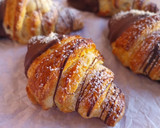 Foto del paso 26 de la receta: Croissants (v3) rellenos de crema de caramelo salado con chocolate negro