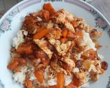 Foto del paso 3 de la receta: Arroz con salteado de verduras y pollo🍚🥕
