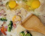 A picture of step 4 of Chicken Pot "pie".