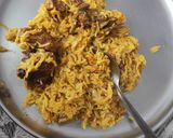 A picture of step 6 of Mutton Pulao.