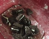 Foto langkah ke 5 dari resep Waffle Coklat Oreo.