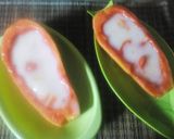 Foto langkah ke 5 dari resep Puding Susu Buah Pepaya.