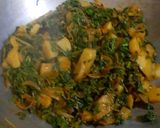 आलू मेथी की मसालेदार सब्जी(Aloo methi ki masaledar sabzi recipe in Hindi) रेसिपी चरण 5 फोटो