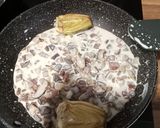 Foto del paso 4 de la receta: Emperador con salsa de setas y jamón