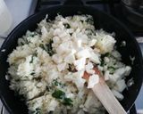 Párolt rizs spenóttal és sajttal recept fázis 1 fotója