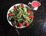 A picture of step 6 of Multicolored Salad Dressed with Cranberries Vinaigrette.