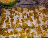 A picture of step 10 of Chicken Suizas Enchiladas.