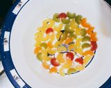 Hình bước làm 1 của món Nui rau củ xào tôm cho bé